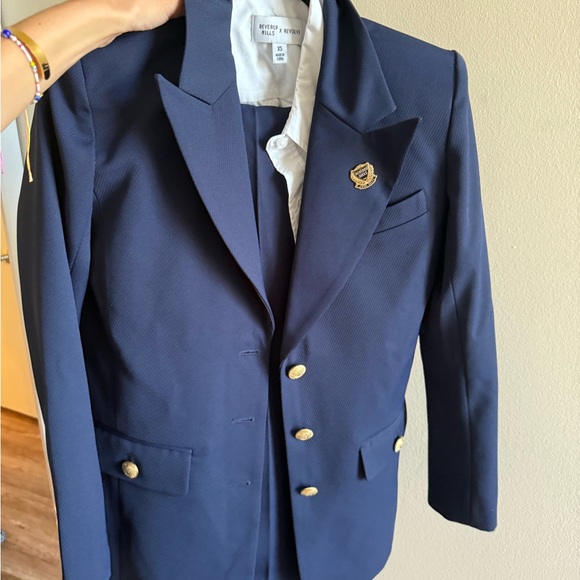 Beverly Hills x revolve Navy Blue Blazer with trousers - Picture 5 of 8